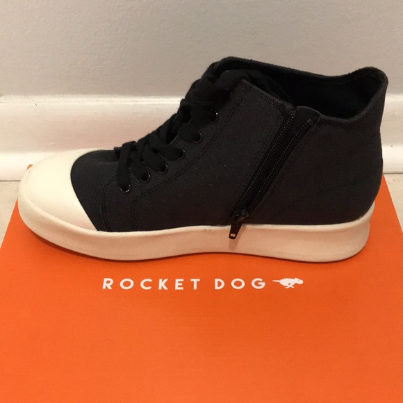 ROCKET DOG Women’s Walt Orchard Canvas Sneaker. Size 7.5 Medium. NIB. Black. - Picture 6 of 12